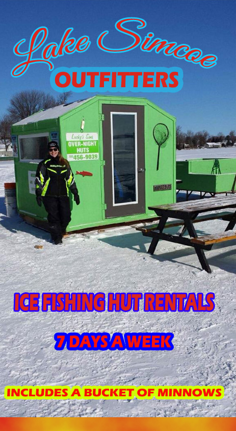 Lake Simcoe Ice Fishing Hut Rental